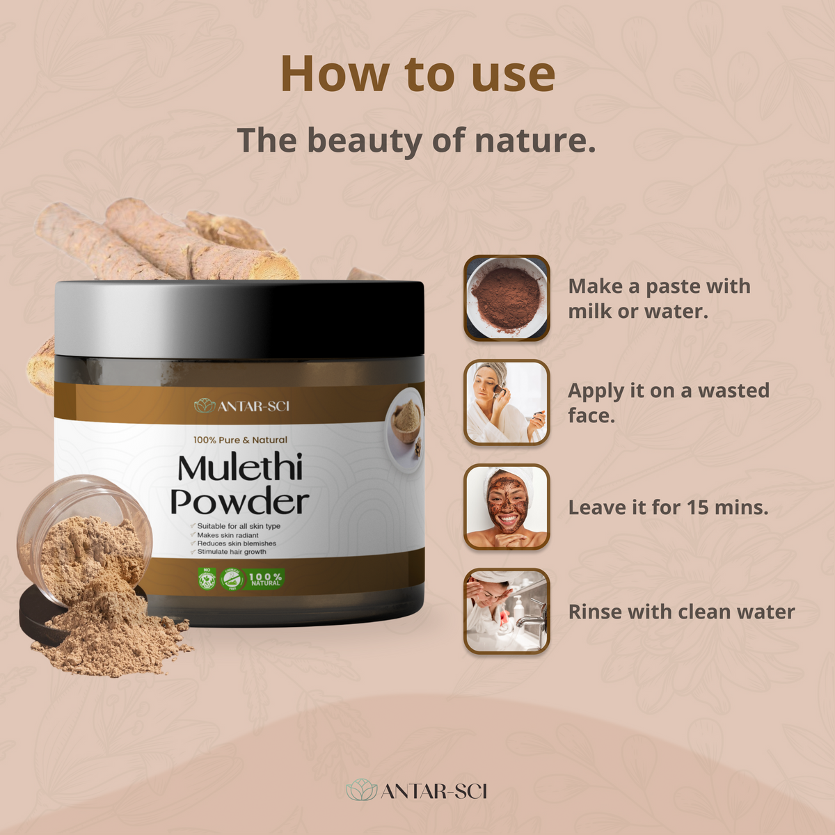 Pure & Natural Mulethi Powder