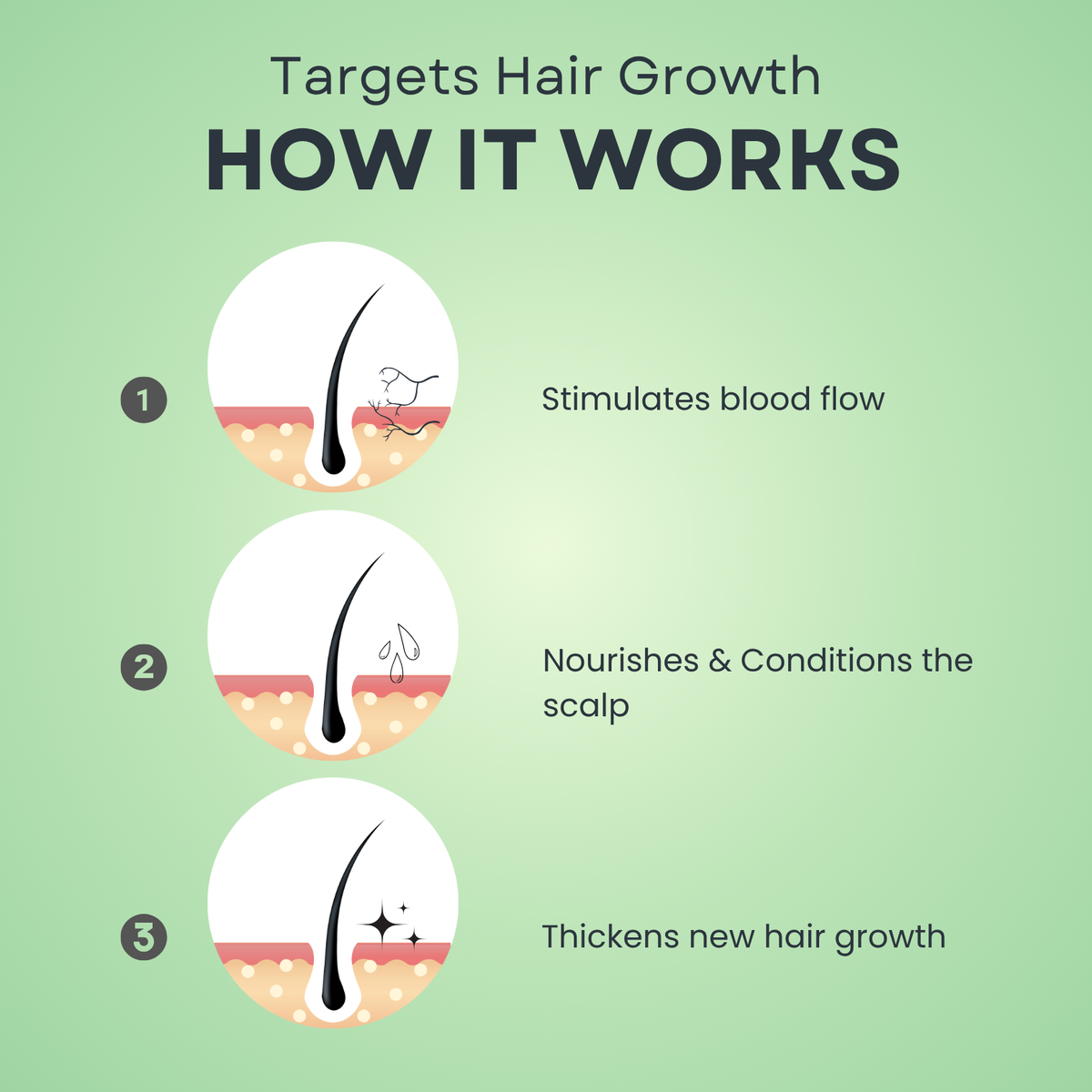Root Active Hair Oil | 3x Hair Growth with Castor, Coconut Oil and Rosemary Extract