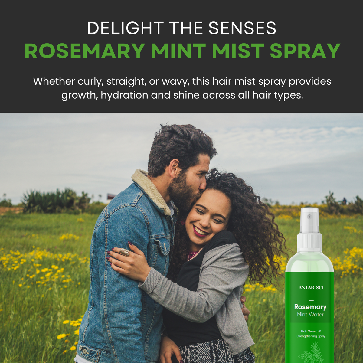 Rosemary Mint Water Mist Spray | Hair Growth & Hair Strengthening Formula