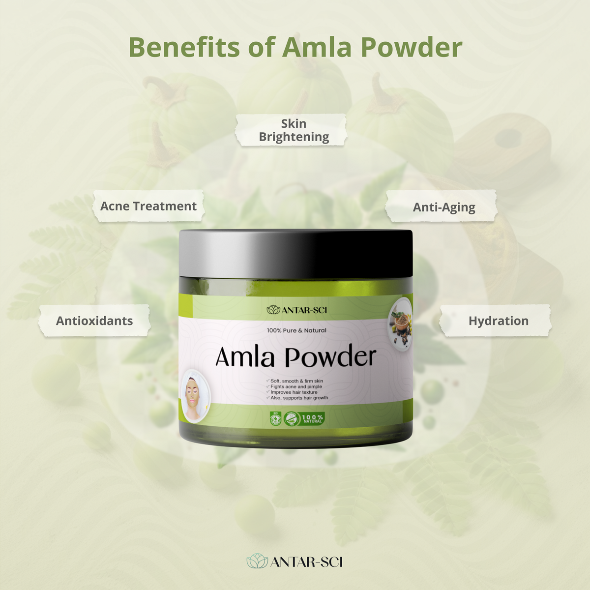 Pure & Natural Amla Powder