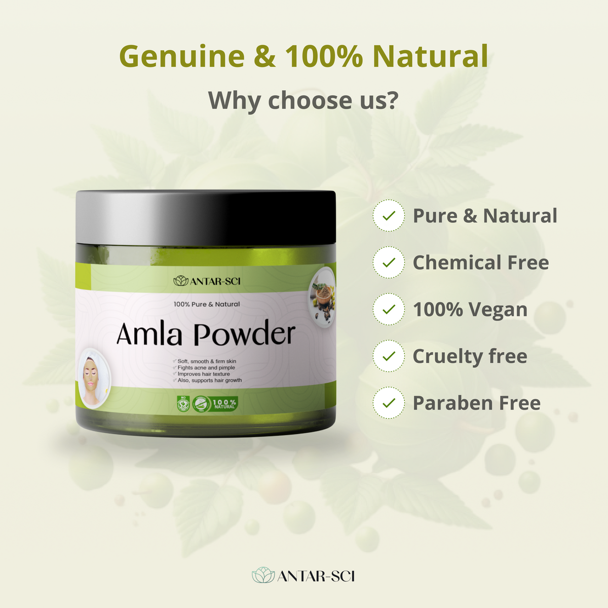 Pure & Natural Amla Powder