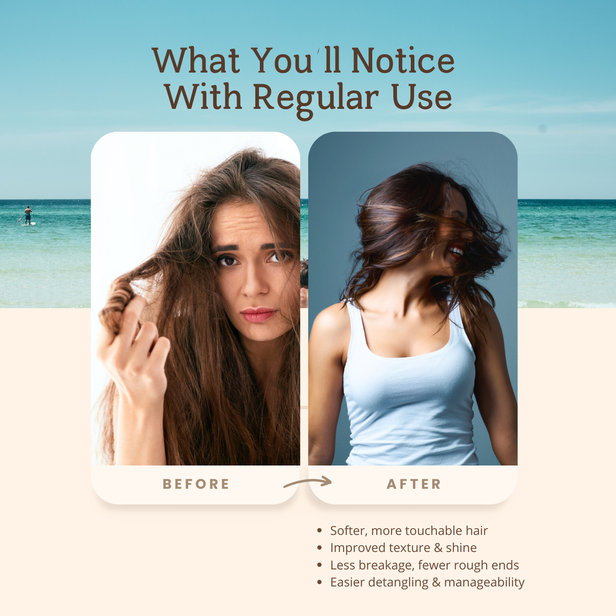 Deep Repair Hair Oil | Almond, Virgin Coconut & Vitamin E Oil | For Dry & Damaged Hair